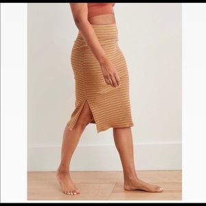 Aerie Ribbed Knit Midi Skirt